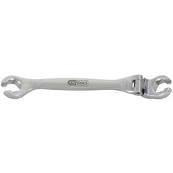 KS Tools 518.0380 CHROMEplus Offener Doppel-Ringschlüssel mit Gelenk, 10mm