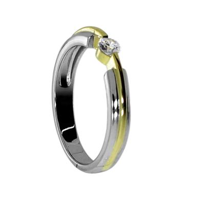 Fingerring OSTSEE-SCHMUCK "Ostsee-Schmuck Ring vergoldet Ring vergoldet" Gr. 54, gold, Fingerringe, Damen, 54 (17,2), Silber 925 (Sterlingsilber), Fingerring