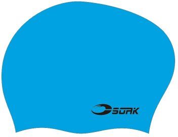 Badmössa Silicon long hair cap turkos - Soak