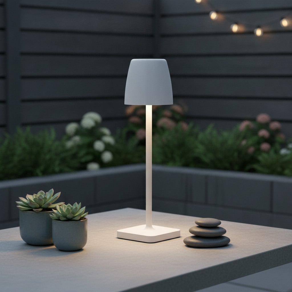 Lyora Colt oplaadbare tafellamp wit