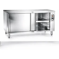 Wärmeschrank Edelstahl PREMIUM - 1800x700mm - Gastronomieschrank - Heißschrank - Profi-Wärmeschrank