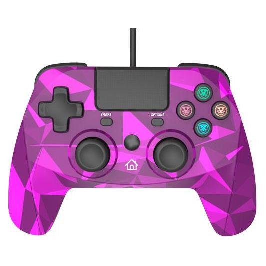 Snakebyte Pad 4 S kabelgebundener PS3/PS4 Controller 3m - camouflage bubblegum magenta (PS3, PS4) (SB913471)