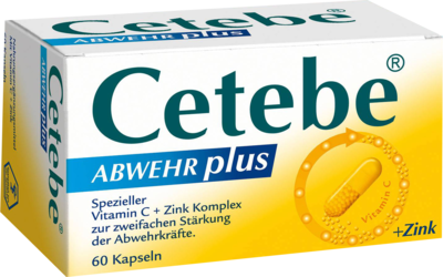 GlaxoSmithKline Consumer Healthcare GmbH & Co. KG CETEBE ABWEHR plus Vitamin C+Zink Kapseln 39 g 03219236