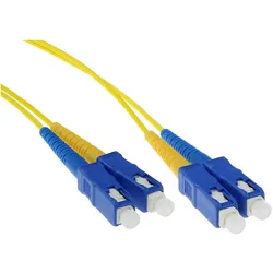 ACT 5 meter LSZH Singlemode 9/125 OS2 fiber patch cable duplex with SC connectors (5 m), Netzwerkkabel