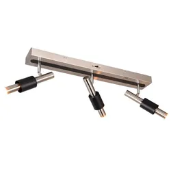 Trio LED-Strahler Ikaris Metall Silber Nickel matt