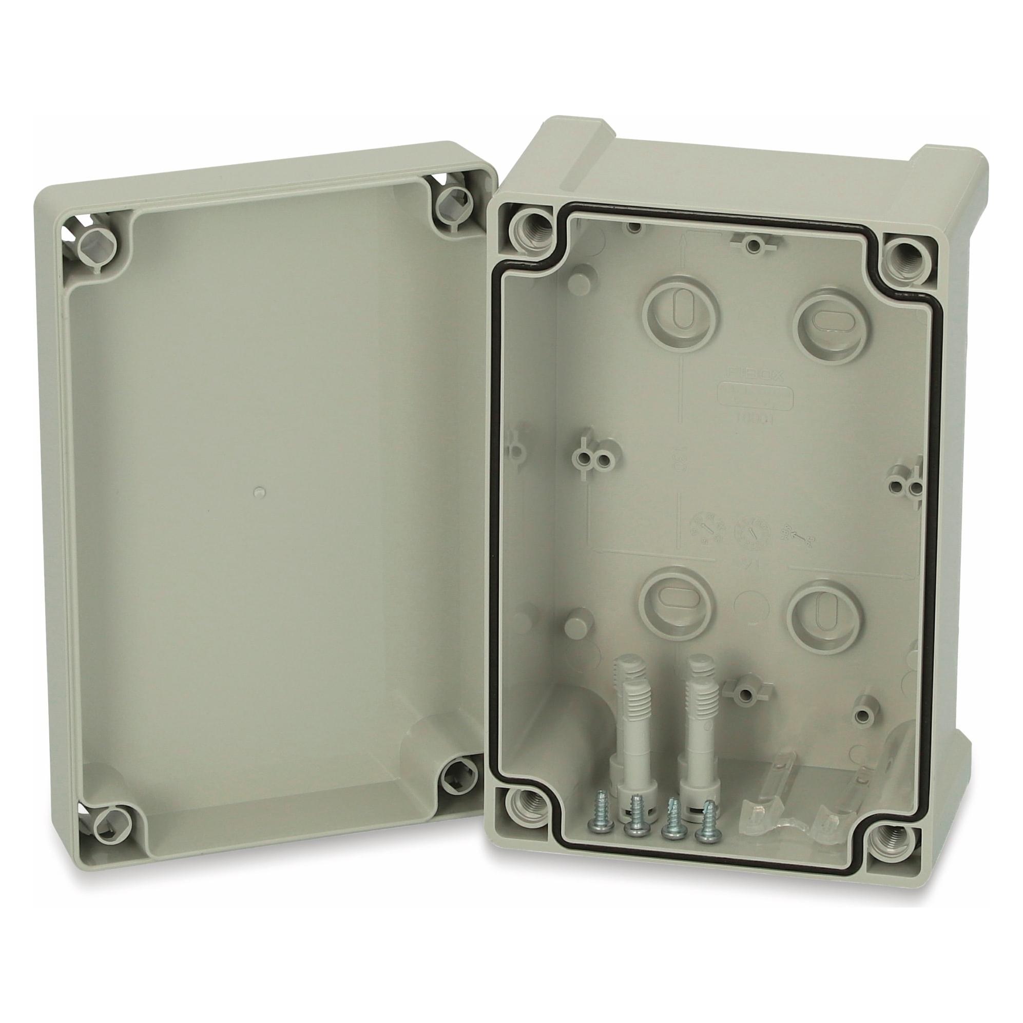 Fibox Gehäuse ABS grauer Deckel 187x122x90mm (Gehäuse) (TA191209)
