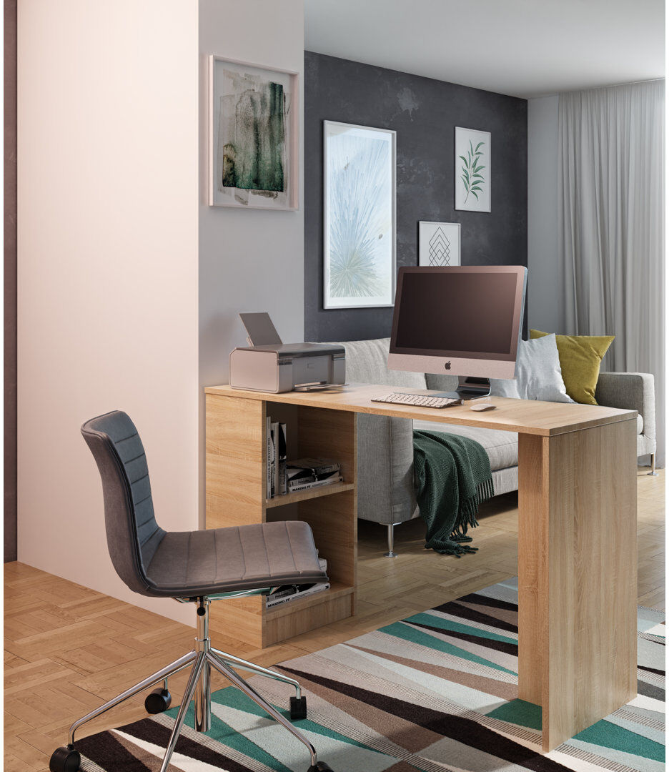 Latitude Run Mikami Writing Desk Oak