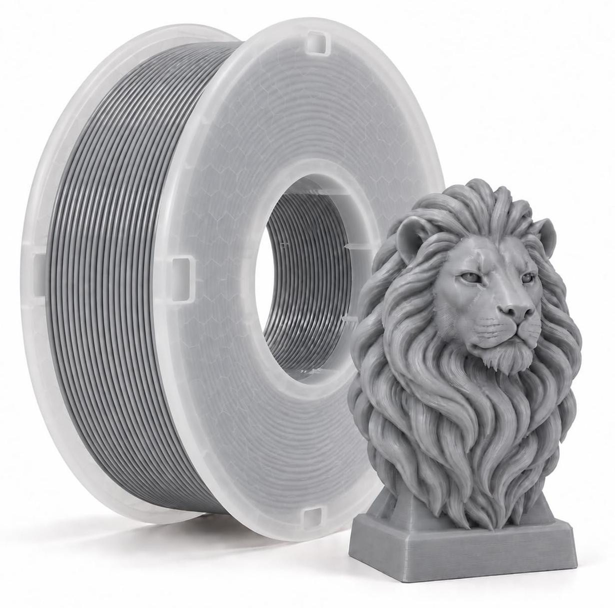 Selius PLA-filament 1,75 mm grijs, 1 kg spoel