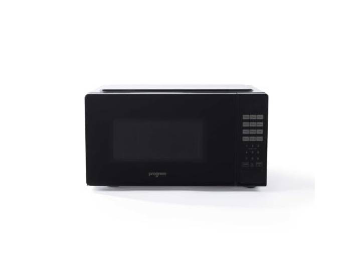 Progress Digitaler Mikrowellenherd, 20 l, 700 W, Schwarz 8 automatische Kochvoreinstellungen, Auftaufunktion, 24,5 cm drehbarer Glas-Drehteller, leicht zu reinigender Innenraum