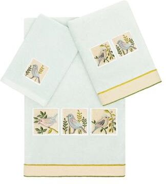 Authentic Hotel and Spa Turkish Cotton Belinda 3PC Embellished Multi-Size Towel Set