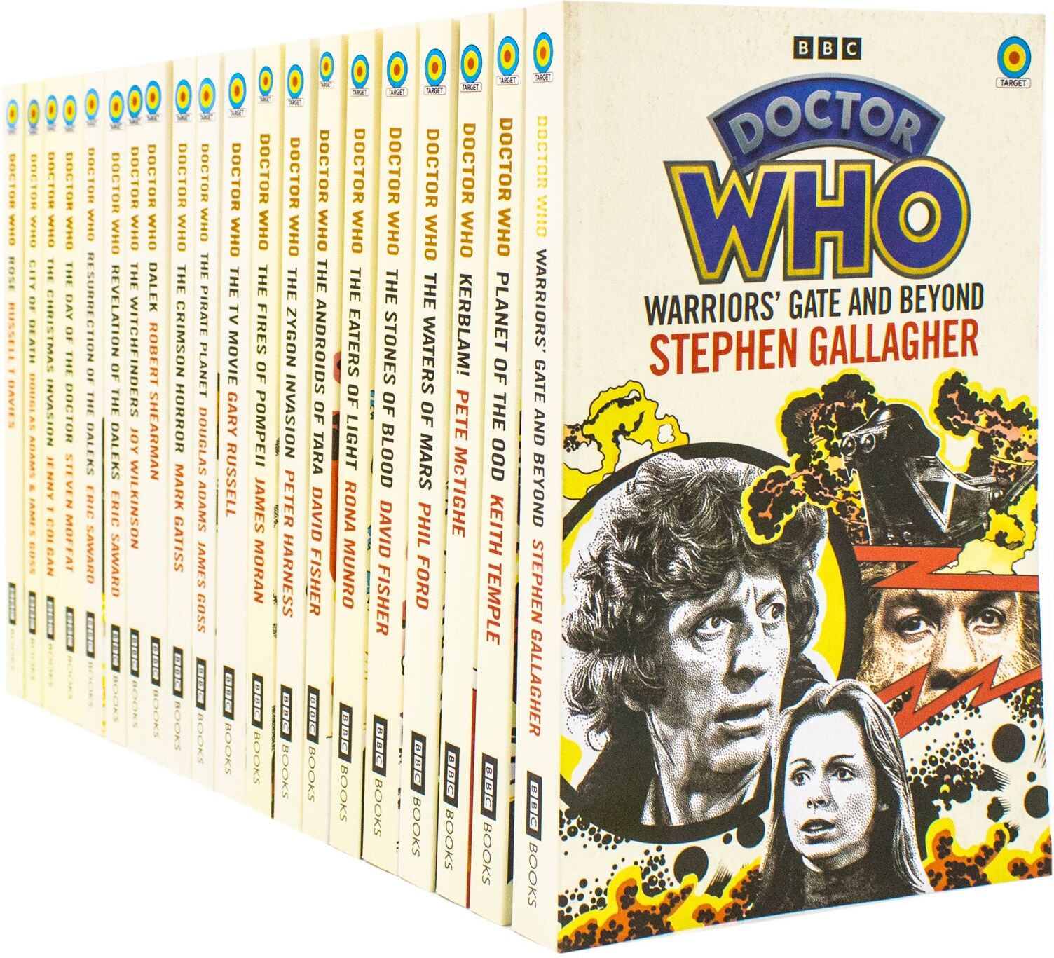 BBC Books ltd Doctor Who: Target Collection 1-20 Books Set (Pirate Planet, City of Death, Crimson Horror, Dalek, Rose, Waters of Mars, Kerblam, Stones of Blood, Eat
