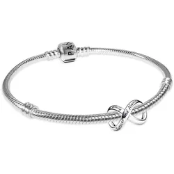 Pandora 68309 Damenarmband Bundle Für Immer & Ewig Unendlichkeit Silber, 19 cm