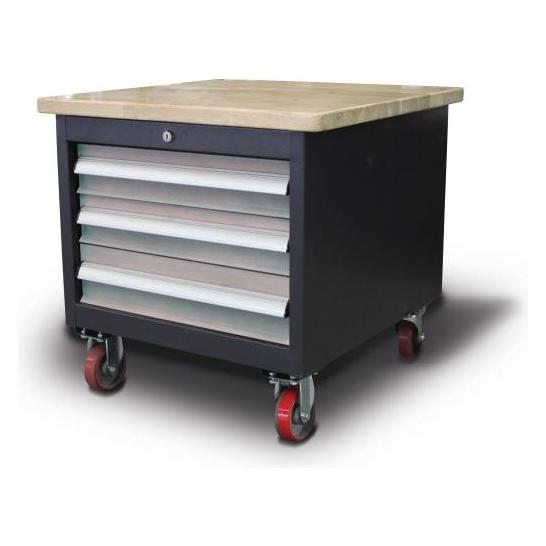 Optimum Universal-Maschinen- und Werkzeugwagen MSU 3 mit 3 Schubladen (3352990)