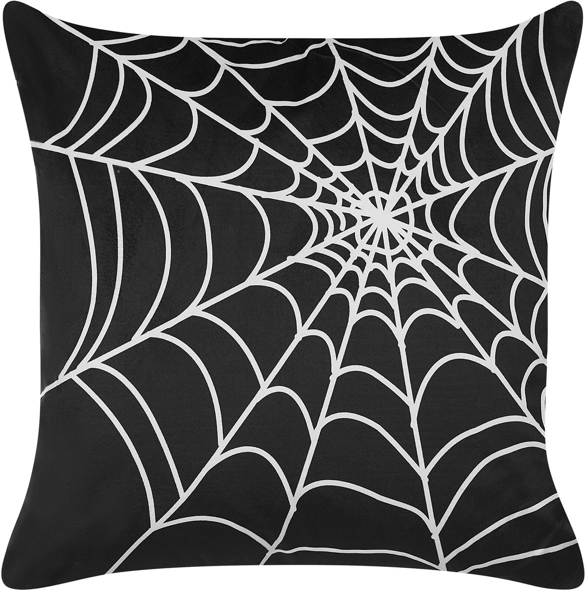 Beliani Sierkussen Lycoris - Zwart - 45 x 45 cm - Polyester