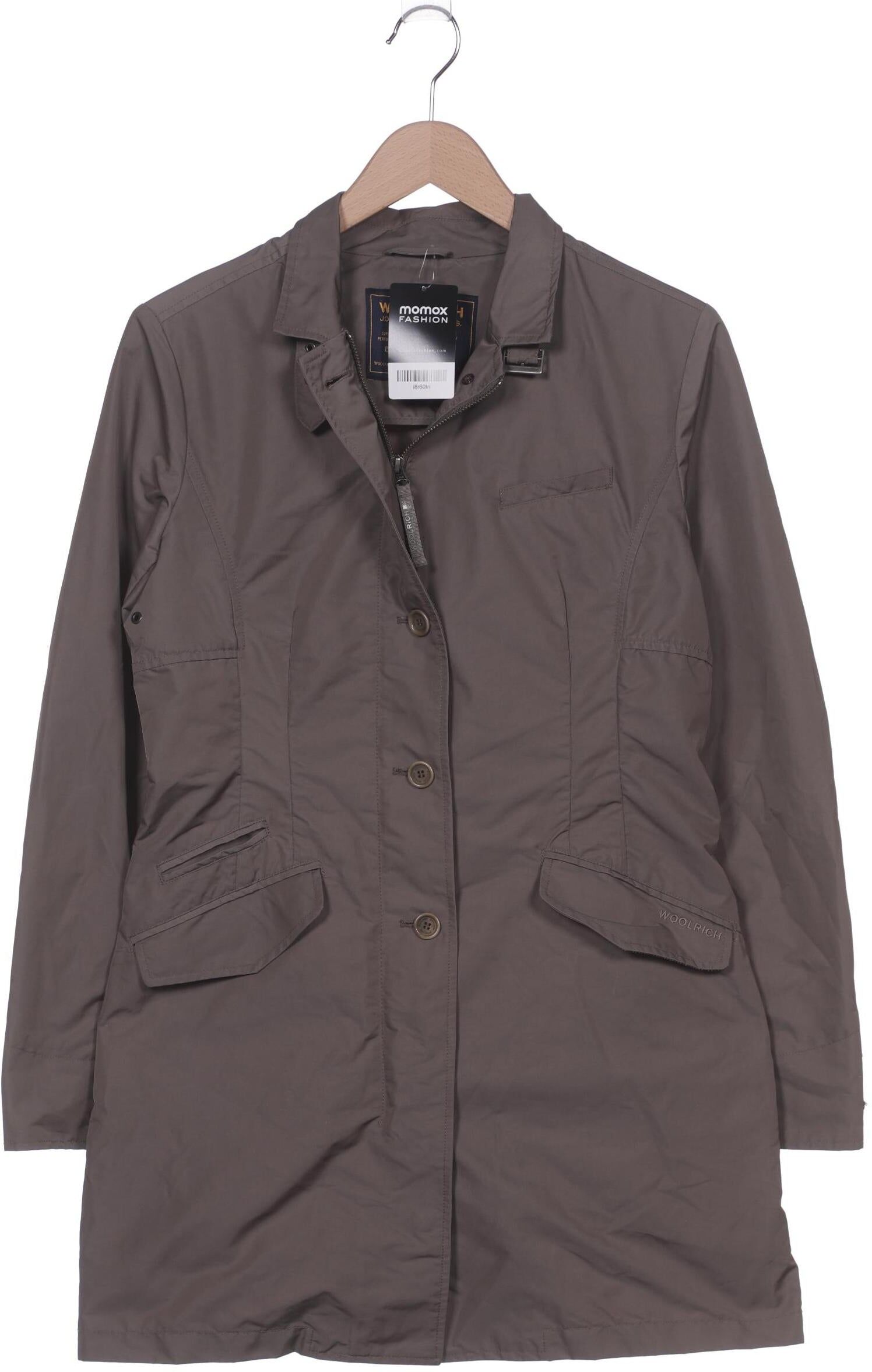 Woolrich Damen Mantel, Grau, Gr. M, Synthetik - Second Hand