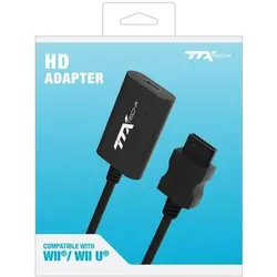 8bitdo TTX - HD Adapter for Wii & Wii U (Wii, Wii U), Weiteres Gaming Zubehör, Schwarz