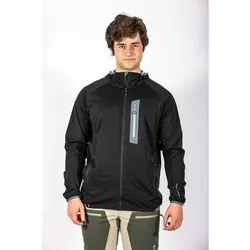 MAUL Herren Funktionsjacke Achenkopf 3Lt - Softshelljacke+Kap., Größe 54 in Grau Grau