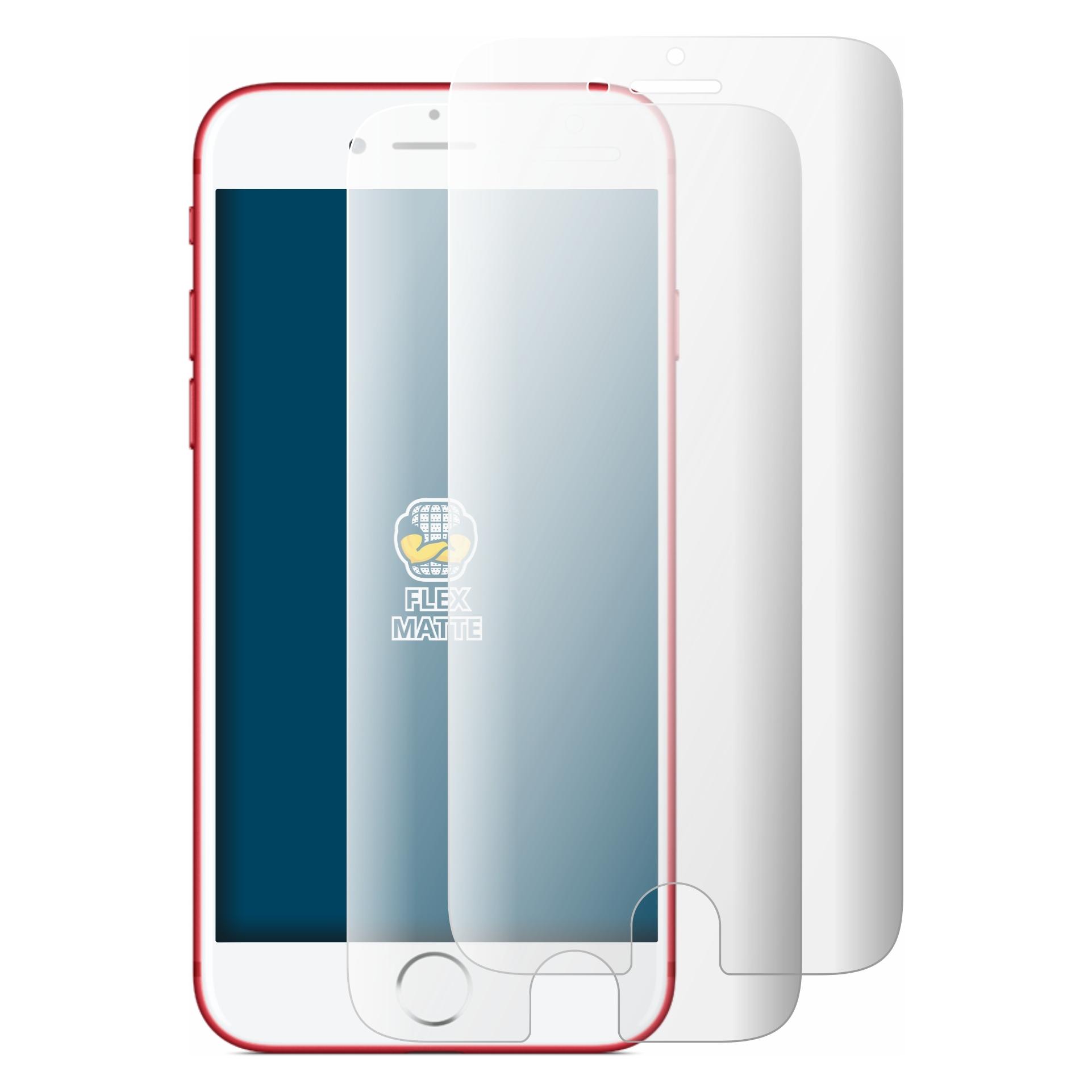 Brotect Fullscreen für Apple iPhone 7 Red Schutzfolie Displayschutz Folie Matt Entspiegelungsfolie (2 Stk., Apple iPhone 7) (5633241)