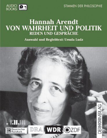 Hannah Arendt - Von Wahrheit und Politik. Reden und Gespräche, 4 Cassetten - Preis vom 11.10.2026 15:43:13 h