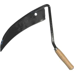 SIENA GARDEN Sensensichel mit Kantenschutz und Holzgriff  Sensensichel 30cm mähfert