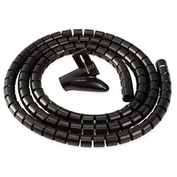 Fellowes CableZip Tisch/Bank Kabelmuffe Schwarz 1 Stück(e)