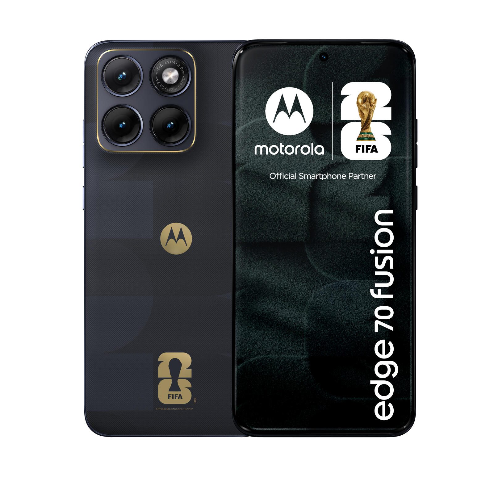 Motorola Edge 70 Fusion - FIFA Edition - 5G Smartphone - 8GB/256GB PANTONE Silhouette 99937616