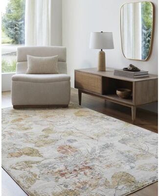 Livabliss Roseanne Coastal Floral and Botanical Area Rug