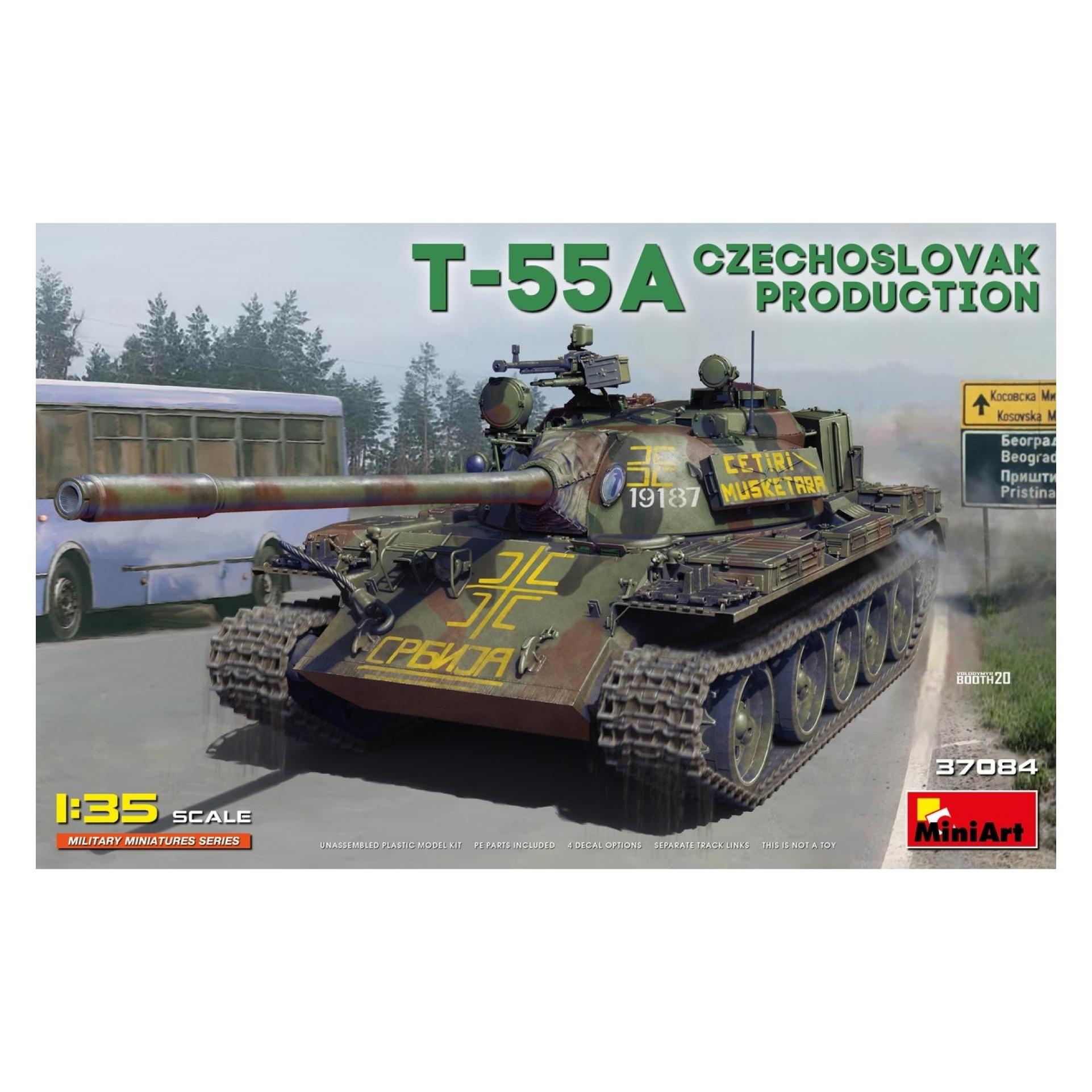 Mini art T-55A Czechoslovak Prod. (37084)
