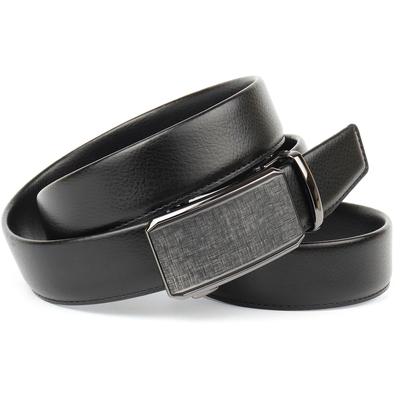 Ledergürtel ANTHONI CROWN, Herren, Gr. 90, schwarz, Rindsleder, Gürtel Ledergürtel