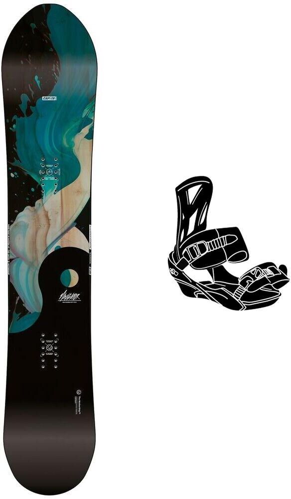 Capita  - Pack Planche Snowboard The Navigator - 164 + Fifty - Planche Snowboard