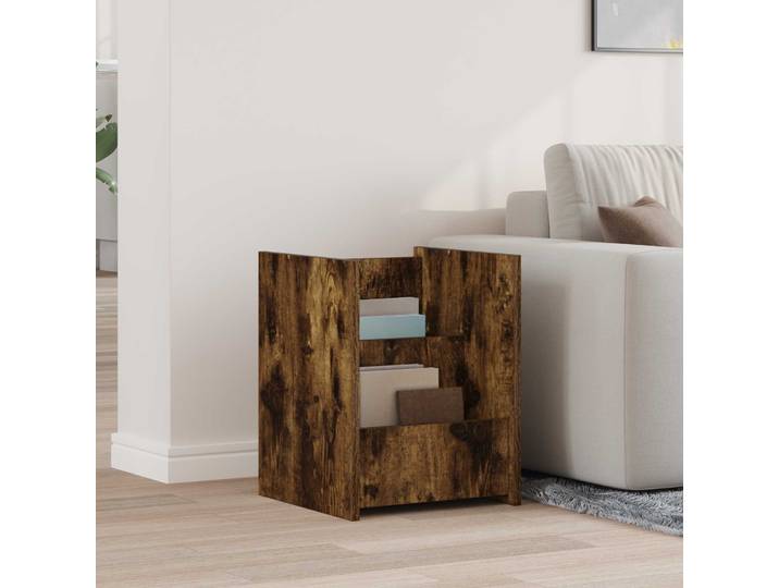 vidaXL Magazinregal Räuchereiche 35 x 35 x 45 cm Holzwerkstoff