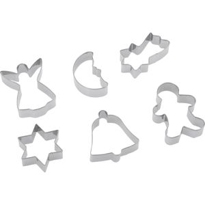 Westmark Ausstechformen 31912260, Set, Weihnachten, aus Edelstahl, verschiedene Formen, 6-teilig