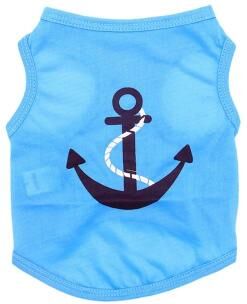 Uplifted Finds Summer Breathable Pet Vest Pajamas blue Anchor xs