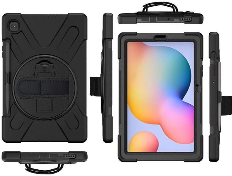 eSTUFF AUSTIN Defender Case for Samsung Galaxy Tab S6 Lite 2024/2022/2020 - Black (ES681842-BULK)