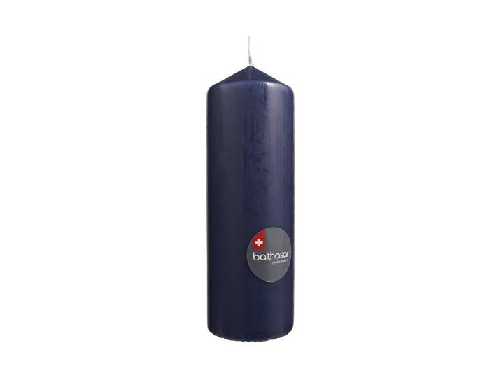 Zylinderkerze Dark Blue