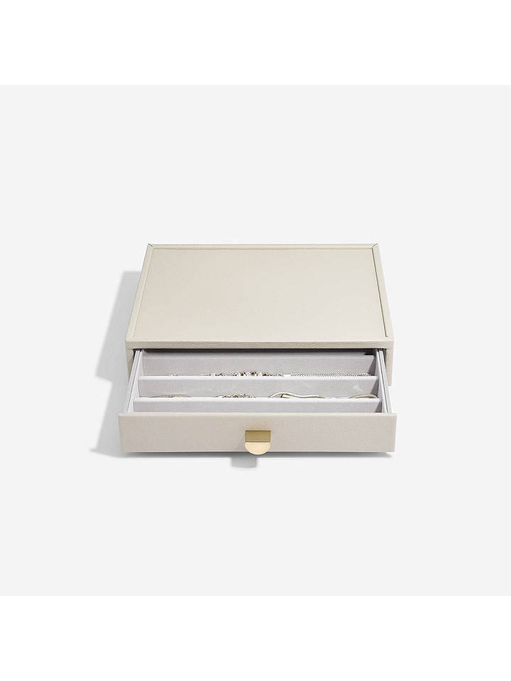 Stackers Schmuckkasten "Classic" in Creme - (B)25 x (H)18 x (T)5,8 cm - onesize