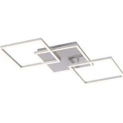 LED Deckenleuchte 3-flammig, quadratisch schwenkbar, warmweiß