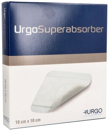 Urgosuperabsorber 10x10 cm Verband