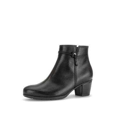 Stiefelette GABOR "Elegante Stiefelette", Damen, Gr. 42,5, schwarz, Schuhe Stiefelette