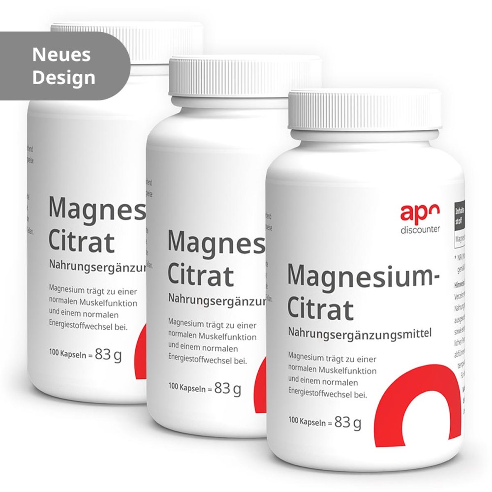 apo.com Group GmbH Magnesiumcitrat Kapseln von apodiscounter 08107001