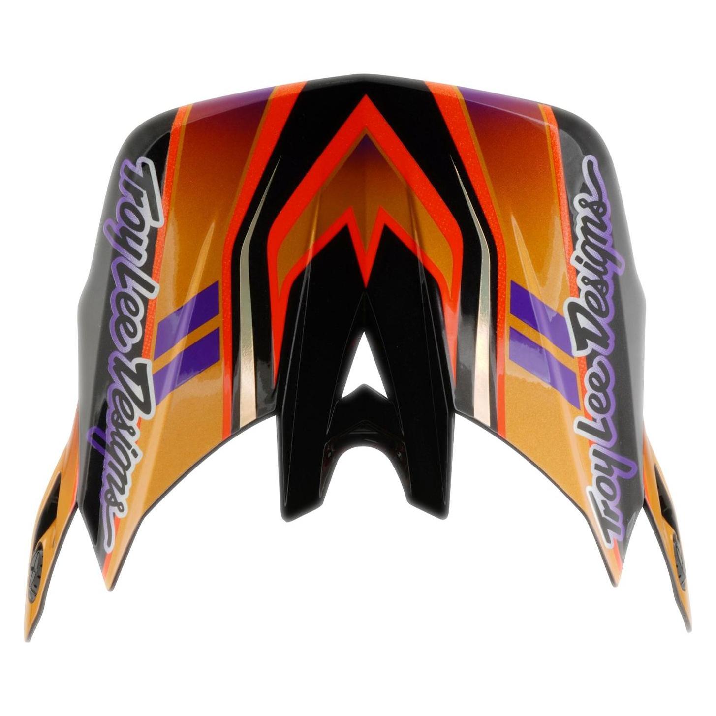 Troy Lee Designs D4 Carbon Helmvisier, Crest, gold (66398044)