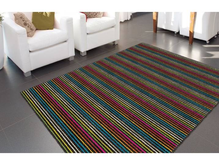 Teppich ARTE ESPINA Jazz 8134 , bunt (multi), B:90cm H:18mm L:160cm, Polyester, Teppiche, Teppich, Handgemachte Qualität, jeder Teppich ein Einzelstück