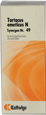 Kattwiga Arzneimittel GmbH SYNERGON KOMPLEX 49 Tartarus emeticus N Tropfen 50 ml 03633496