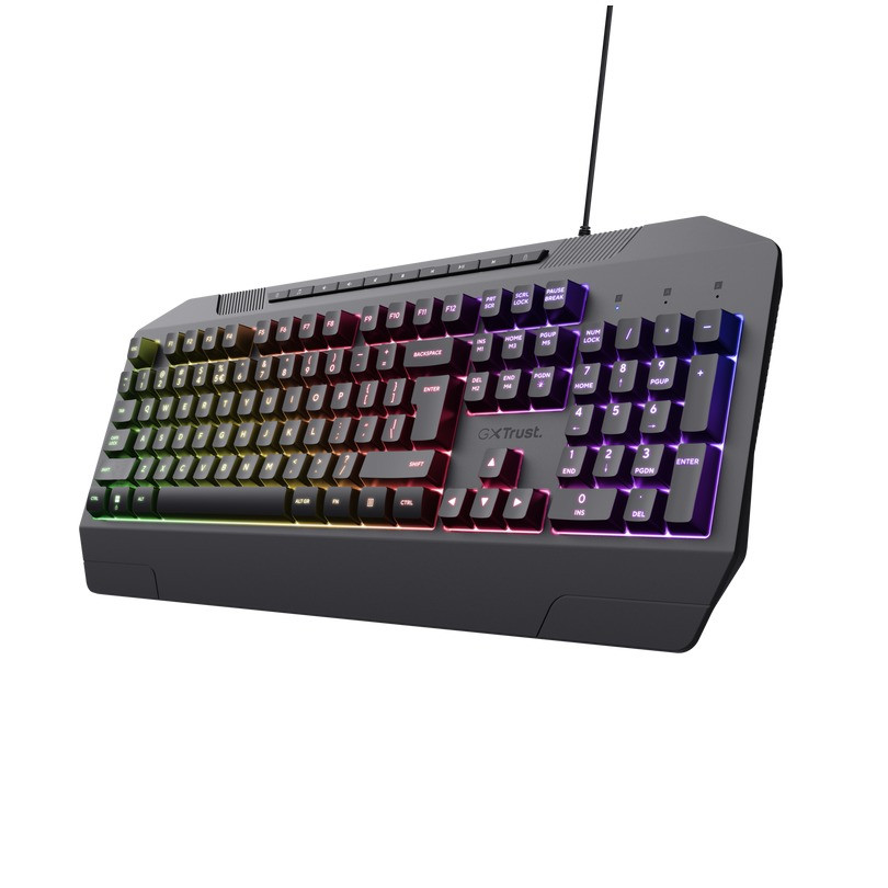 Trust GXT 836 Evocx RGB-LED Gaming-toetsenbord - Zwart