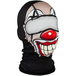 ZAN Headgear, Unisex, Sturmhaube + Halsschlauch, Polyester Sturmhaube, Schwarz, One Size