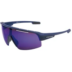 Sonnenbrille Cratoni C-Matic COLOR+Sport blau rubber, Glas amber, blau verspieg