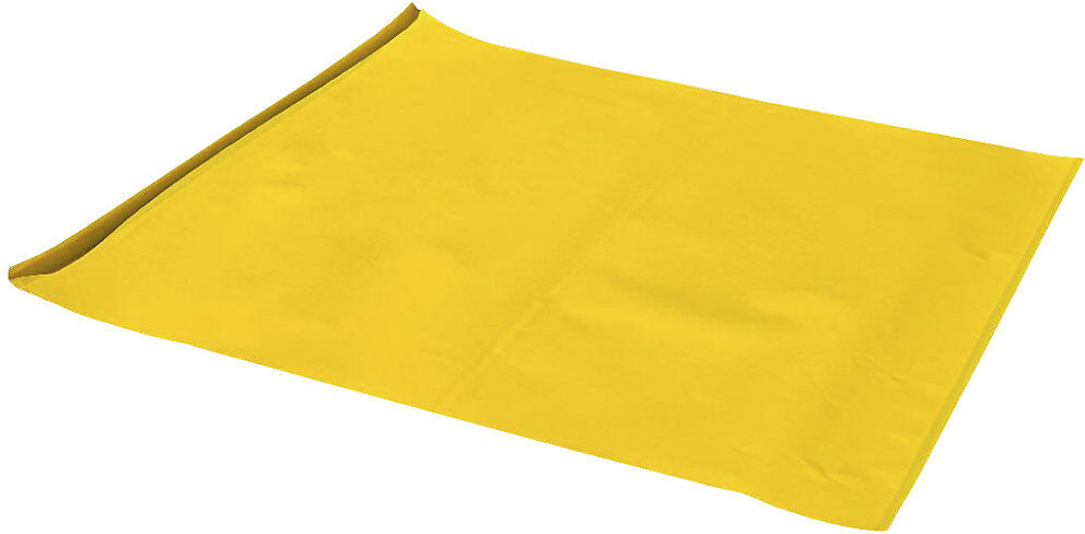 kaiserkraft Einweg-Abdichtmatte, PU-Beschichtung, gelb, LxB 700 x 700 mm, 1 Matte