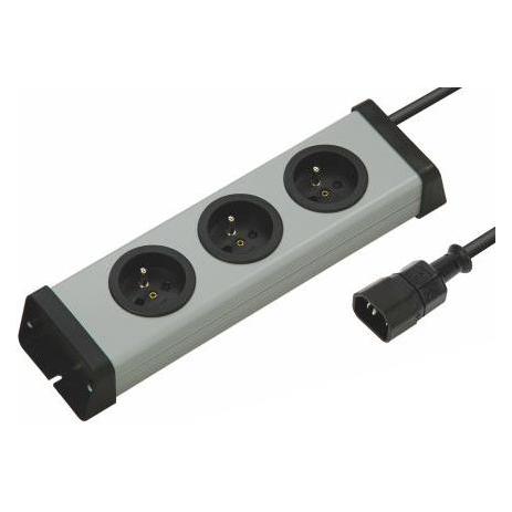Bodo Ehmann Socket strip 3 NF socket IEC plug 1.5m (3x, CEE 7/5, Typ 23, 1.50 m) (0200x02032308)