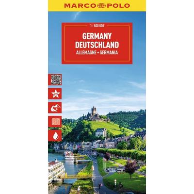 MARCO POLO Reisekarte Deutschland 1:800.000, Sonstige von Marco Polo, MairDuMont, 978-3-575-02290-5