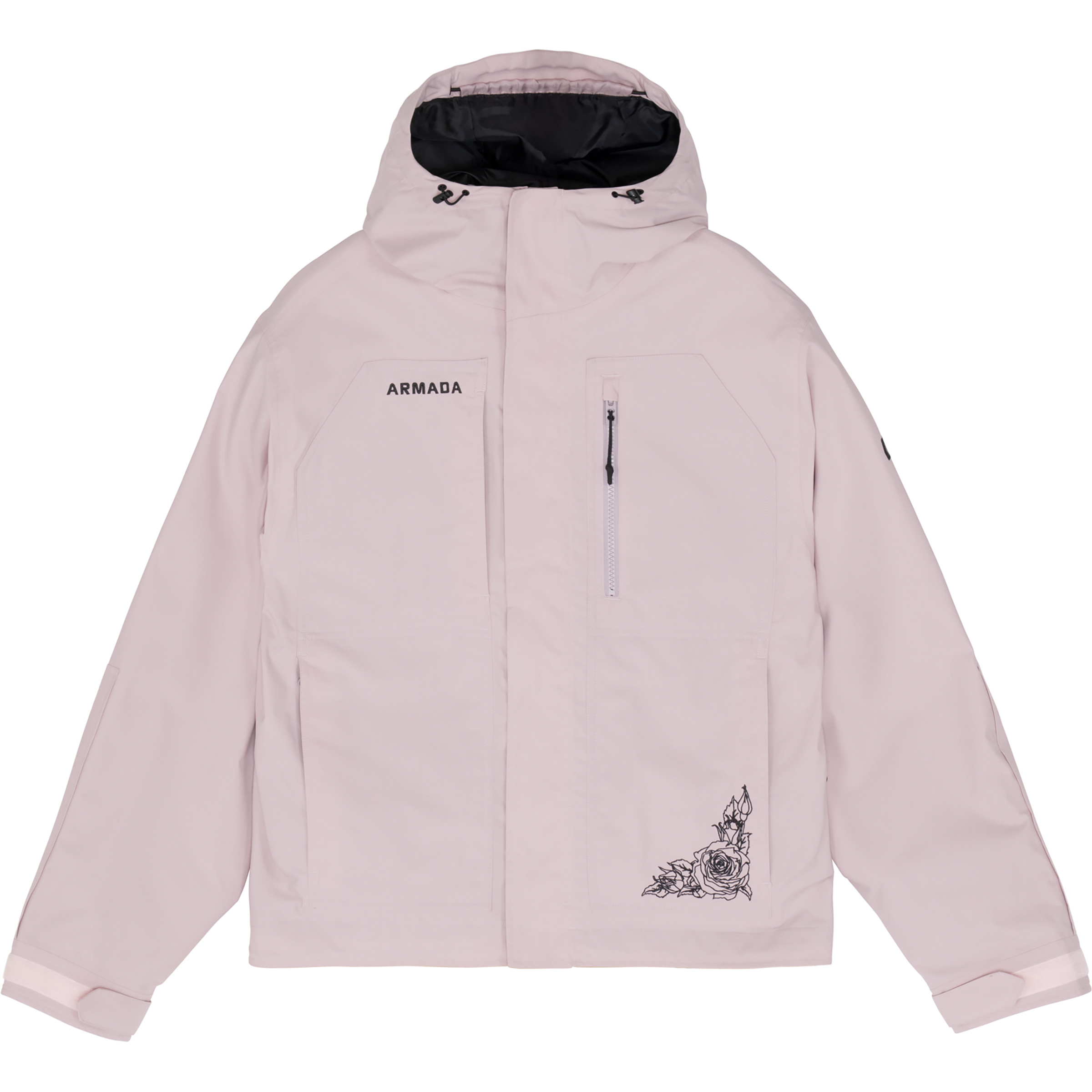 Armada Elvy 2L Shell Damen Regenjacke rosa Größe M Freeride Wasserdicht Wasserabweisend